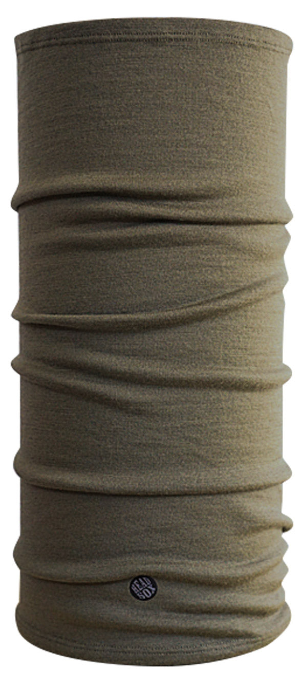 100% Australian Merino Wool Tube Khaki