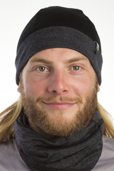 100% Aust Merino Wool - Reversible Slouch Beanie