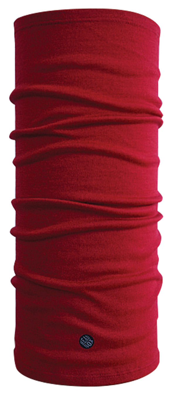 100% Australian Merino Wool Tube Red