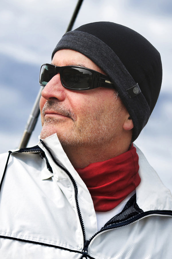 100% Aust Merino Wool - Reversible Slouch Beanie