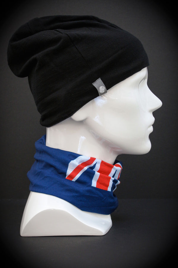 100% Aust Merino Wool - Reversible Slouch Beanie