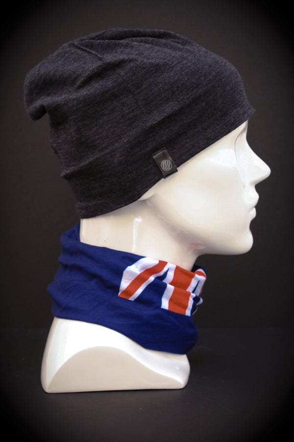 100% Aust Merino Wool - Reversible Slouch Beanie